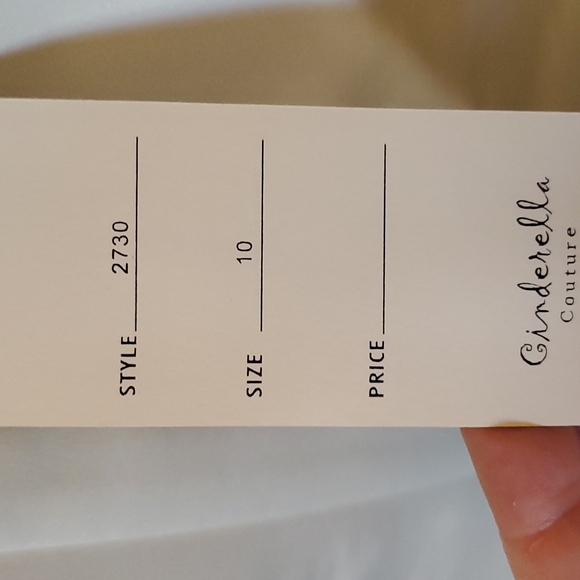 Cinderella Couture Forma Ivory Dress - Picture 7 of 8